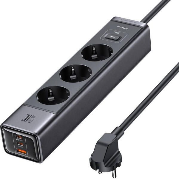 3 Plug + 4 USB 1,5 m Switch (CH-0620)