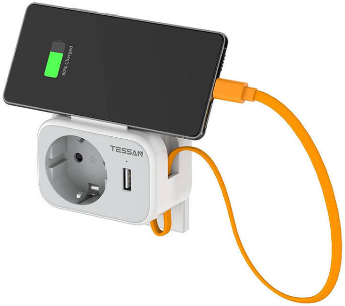1 Plug + 2 USB (TS-332-DE)