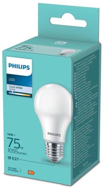 LED Izzó Philips A60 E27/10W/230V 4000K P6352 (P6352)