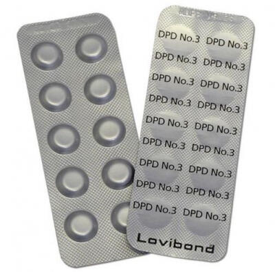 DPD No. 3 Cl reagenstabletta teljes klór méréshez fotométerbe - (10 db/levél)