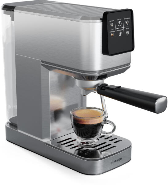 Klarstein SteelPresso Touch Slim Macchina Per Caffè – 20 Bar