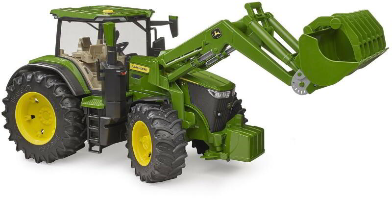 John Deere 7R 350 traktor homlokrakodóval (03151)