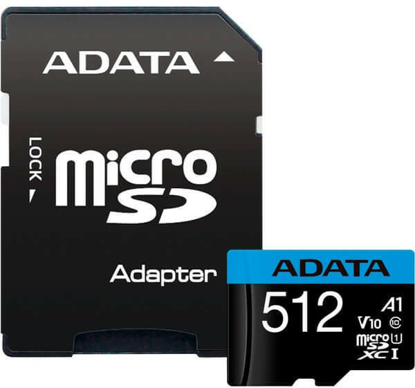 microSDXC 512GB UHS-I/U1 (AUSDX512GUICL10A1-RA1)