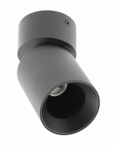 OS-FRG20W-00 Mennyezeti lámpatest FARGO, alumínium, , 70x160mm, IP20, max 20W, kerek, fekete (OS-FRG20W-00)