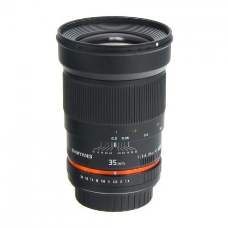 Objectif 35mm Samyang/Walimex Pour Canon EF - T1.5, Mise Au Point Manuelle, Plein Cadre