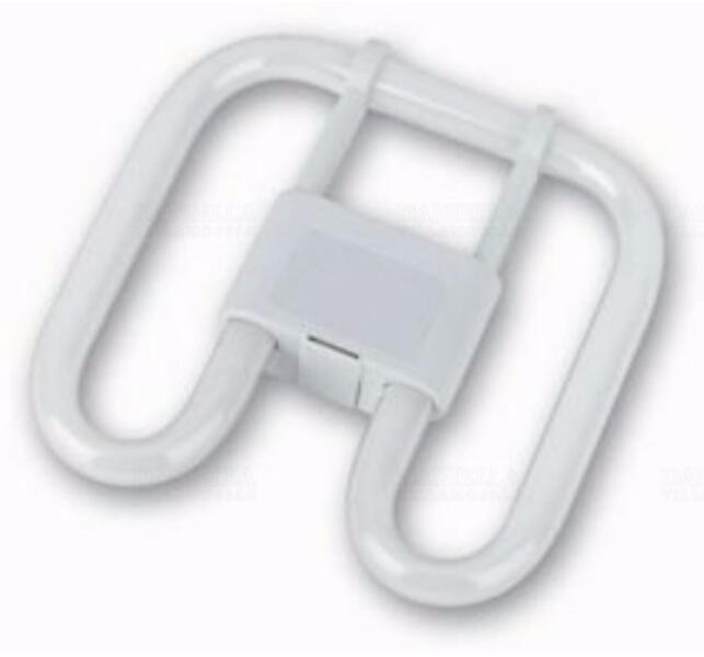 Osram 4050300816951 CFL Square BRIO lámpatesthez kompakt fénycső 2D 28W 2700K Gr10q Ra80 meleg fehér - Készlet erejéig! ! ! (4050300816951)
