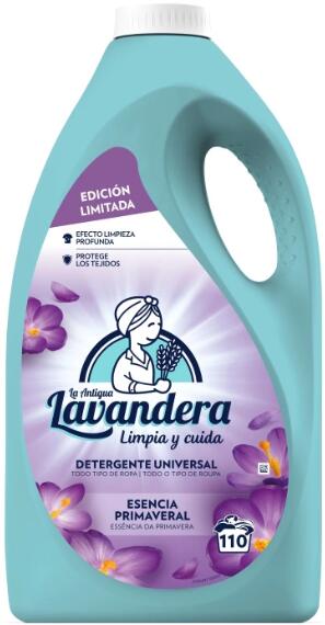Lavandera illatú tavaszi mosógél 4, 95 l, 110 adag