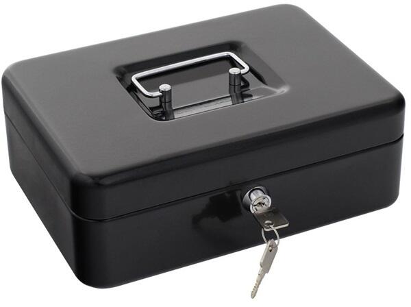 HomeStar Cash3 fekete pénzkazetta (T06109) - bestbyte