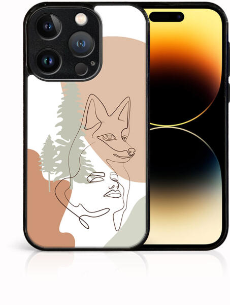 PROTEMIO MY ART Husă de protecție pentru Apple iPhone 15 Pro Max FOX ...