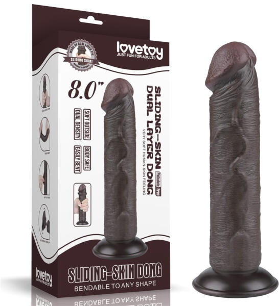 8'' Sliding Skin Dual Layer Dong II (6942063400523/6942063400417)