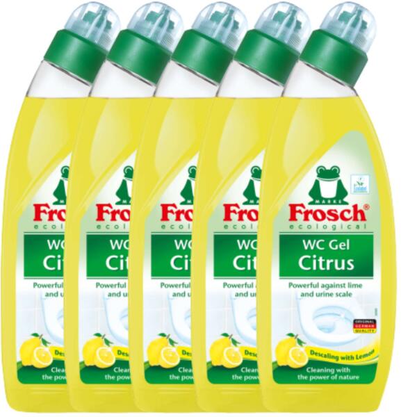 WC tisztító citromos (5x750ml)