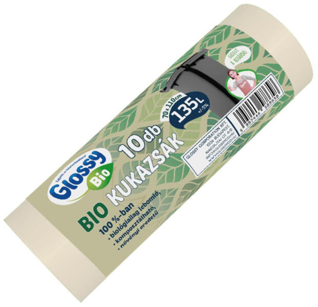BIO komposztálható, lebomló kukazsák 135L (70x110cm) - 10db