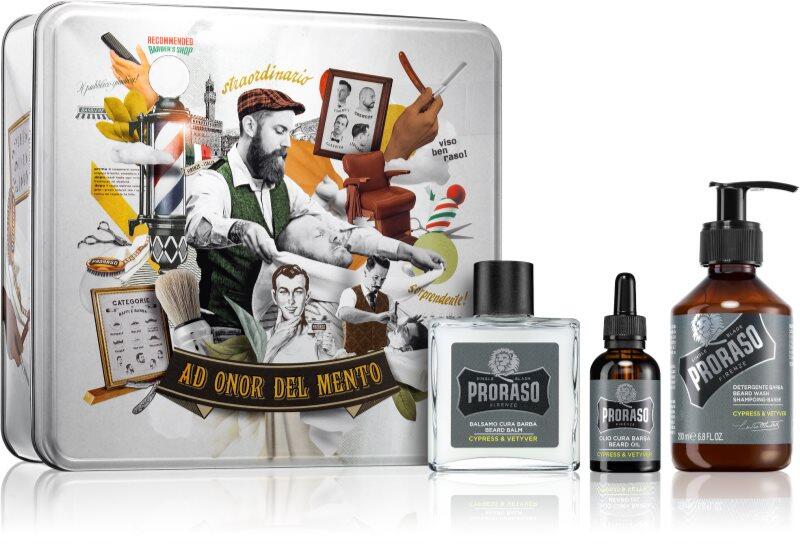 Cypress And Vetiver szakállápoló ajándékszett 200+100+30 ml