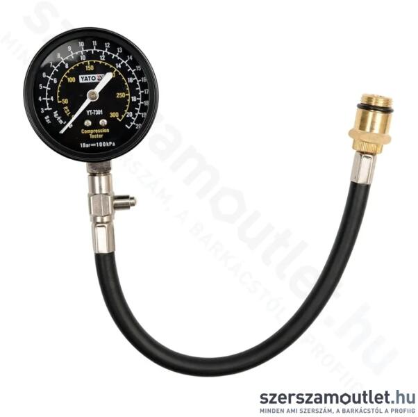 Kompressziómérő óra 21bar (YT-7301) (YT-7301)