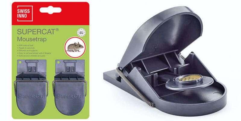 Egérfogó SUPER CAT Swiss Inno (2db/csomag) (1011000)