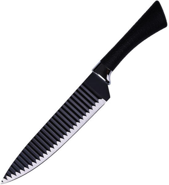 6 darabos konyhai késkészlet - fekete RTZ-9001