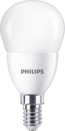 LED izzó, E14, kisgömb, P48, 7W, 806lm, 2700K, PHILIPS CorePro (PLED54) (929002973102)