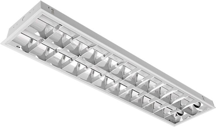 Lena-V Lámpatest Led Fénycsővel(1200Mm) 2X18W 6200K Süllyesztett Szerelésű 1195/295 Type V (9LBM2120LEDCW)