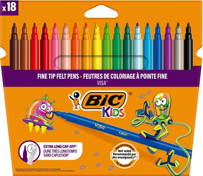 BIC Set carioci lavabile Visa Bic, P18 (Carioca) - Preturi