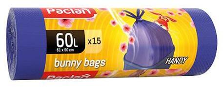 Bunny Bags illatos húzófüles szemeteszsák 15 x 60l