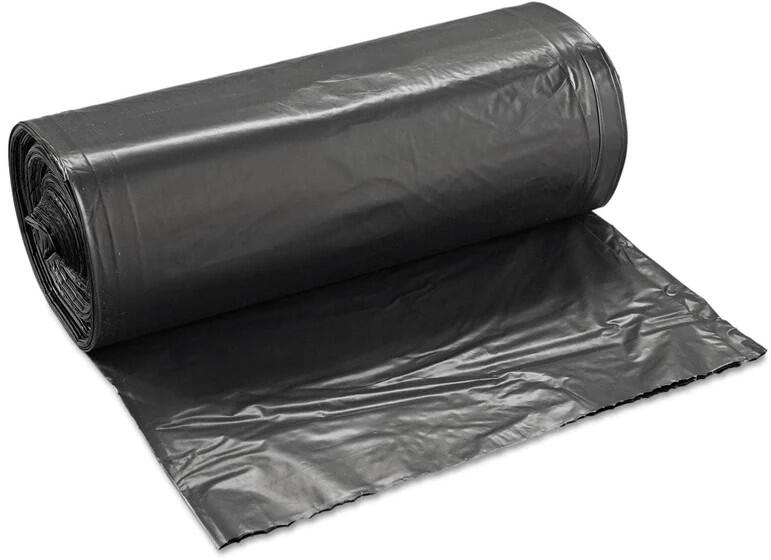 Szemeteszsák 160 liter 80 x 120 cm 22 mikron 10 db/tekercs fekete - delfinbuvar