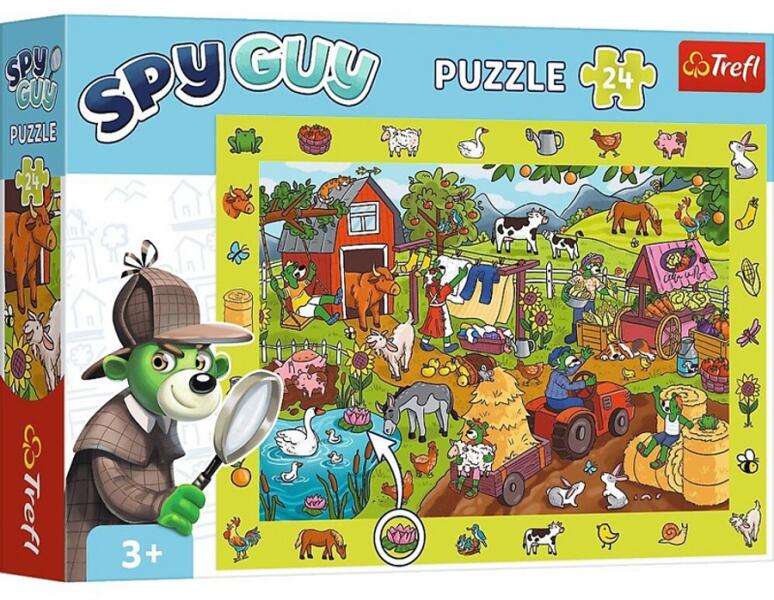 Spy Guy Farm nyomozós képkereső puzzle 24 db-os (15589)
