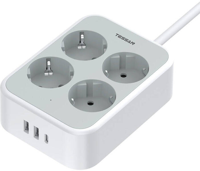 4 Plug + 3 USB 1,5 m (TS-PS01DE00)
