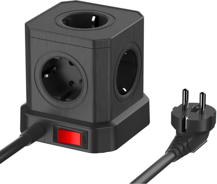 5 Plug + 4 USB 1,5 m Switch (NL4387)