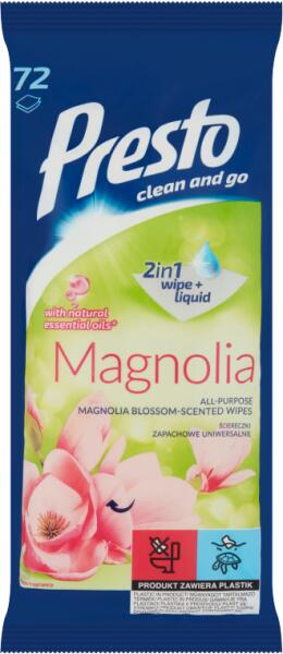 Magnolia univerzális nedves törlőkendő 72 db