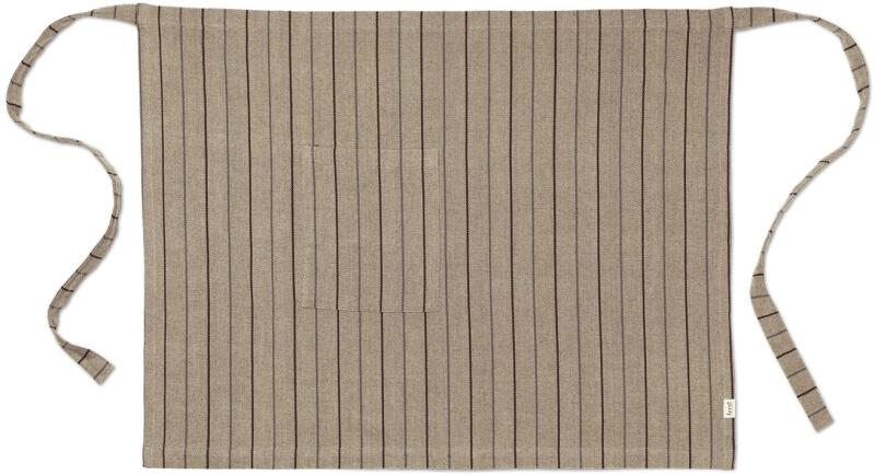 Konyhai kötény ITO 72 x 86 cm, sötét homok, pamut, kemény LIVING (FERM1104270148)