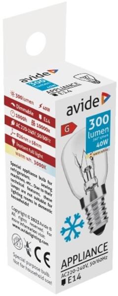 Hűtőizzó 40W E14 Ww 3000K (ARCB14WW-40W)