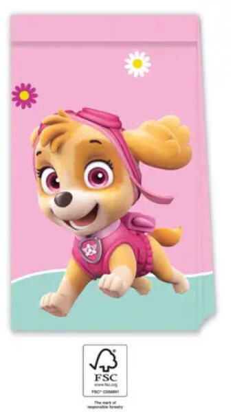 Paw Patrol Skye and Everest Mancs Őrjárat papírzacskó 4 db-os FSC PNN94109