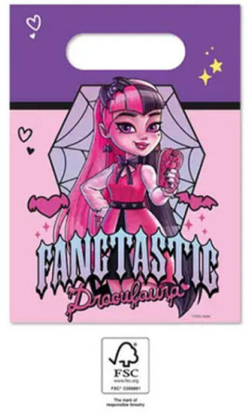 Monster High papír ajándéktasak 4 db-os PNN95708