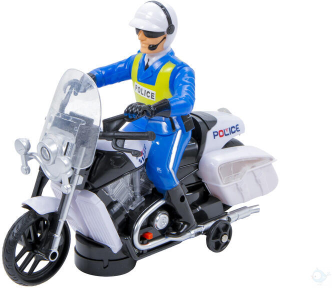 Elemes rendőrmotor figurával