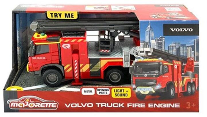 Majorette Volvo tűzoltóautó fénnyel és hanggal 19cm (213713000038)