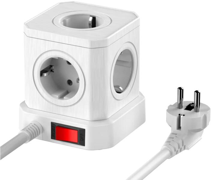 5 Plug + 4 USB 1,5 m Switch (NL4385)
