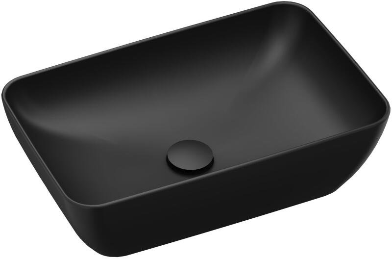 Uni 50 R Slim 50x31 cm matt black (XJX0D150000)