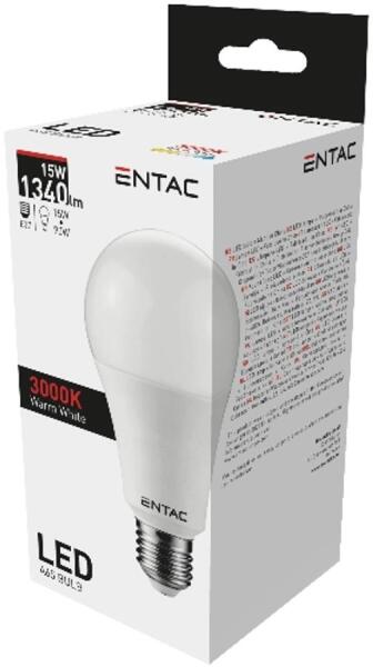 Entac Led Globe E27 15W Ww 3000K (LLG27-15W-WW)