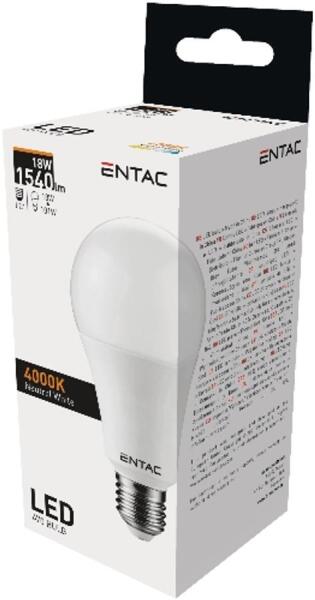 Entac Led Globe E27 18W Nw 4000K (LLG27-18W-NW)