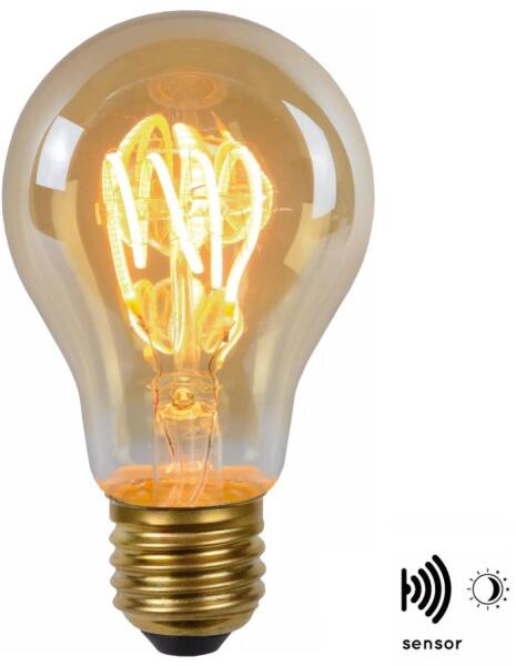 LED Izzó szürkületérzékelővel FILAMENT E27/4W/230V 2200K - Lucide 49042/04/62 LC3848 (LC3848)