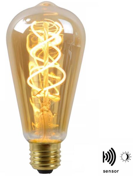 LED Izzó szürkületérzékelővel FILAMENT E27/4W/230V 2200K - Lucide 49034/04/62 LC3850 (LC3850)