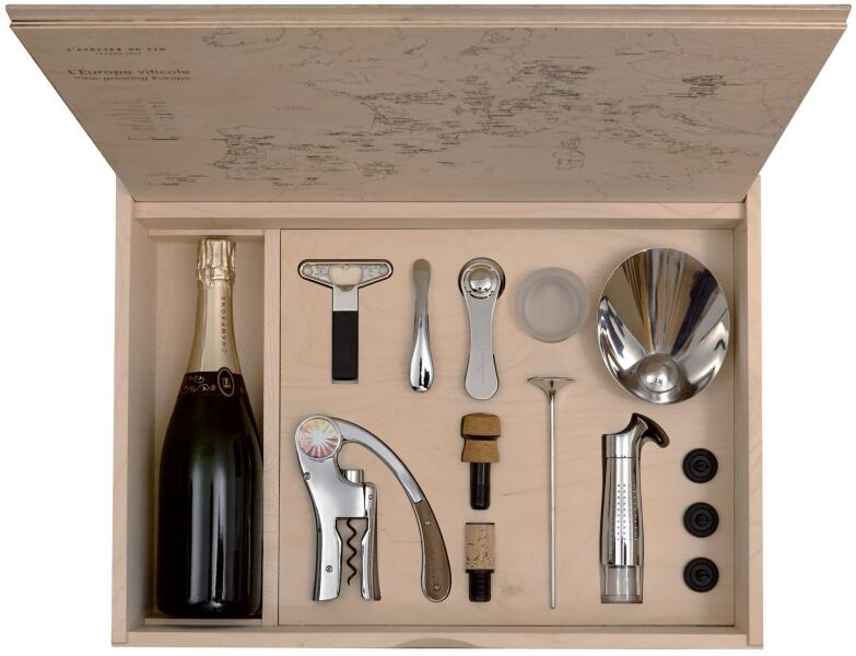Borkiegészítő készlet OENO BOX CONNOISSEUR 1, 11 db szett, L'Atelier du Vin (LADV955071)