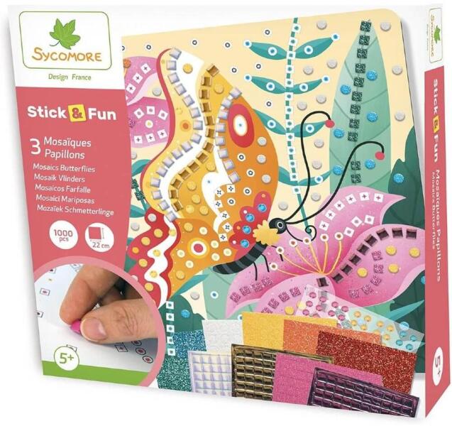 Stick'n Fun mozaikkép-készítő - pillangók (CRE7037)