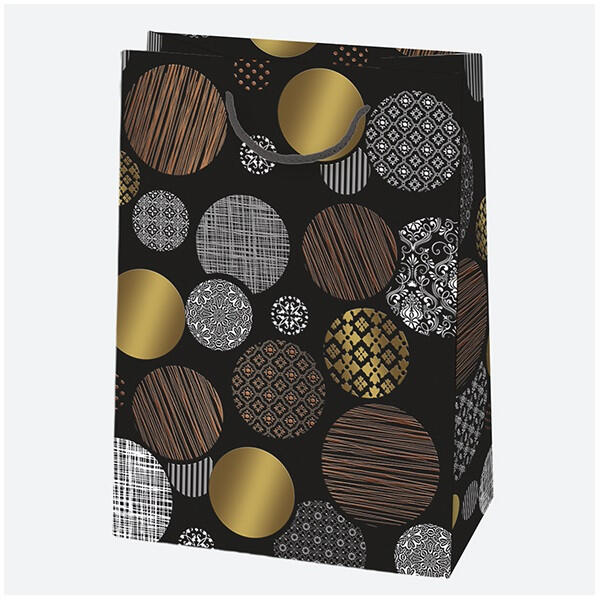 Ajándéktasak különböző színekben és mintákkal 230x320x110 mm T5_OG