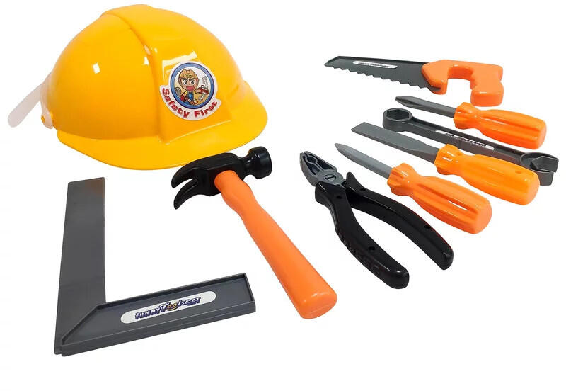 Funny Toolset szerszámkészlet sisakban (84693)