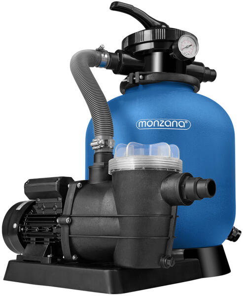 AQUA homokszűrő medencéhez, 9600 l/h, kék
