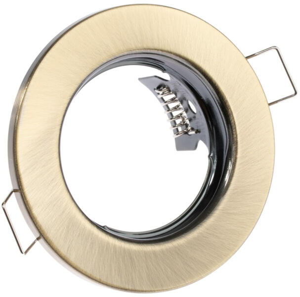 HALOGEN lámpatest süllyesztett, fix kerek ARDALI antik lap MR16 GU10 (LEDOPRMIA306)