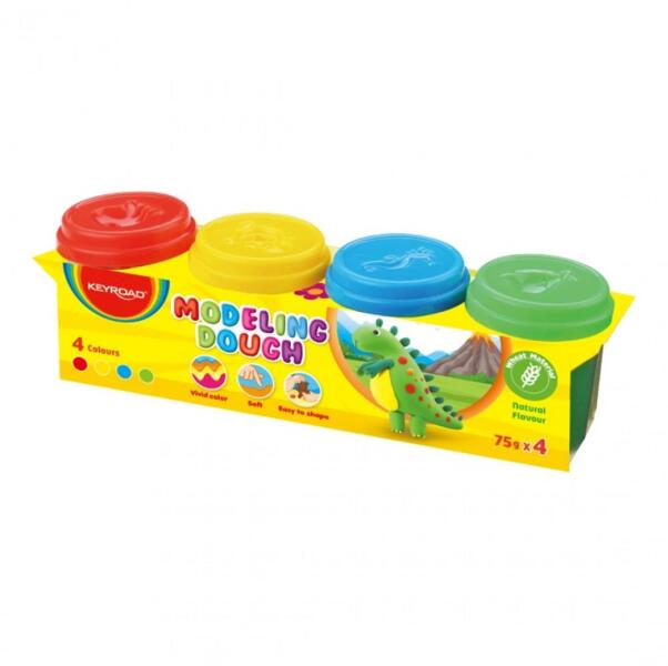 Modellező gyurma 4x75 g (971496)