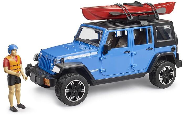 Jeep Wrangler Rubicon kajakkal és figurával (02529)