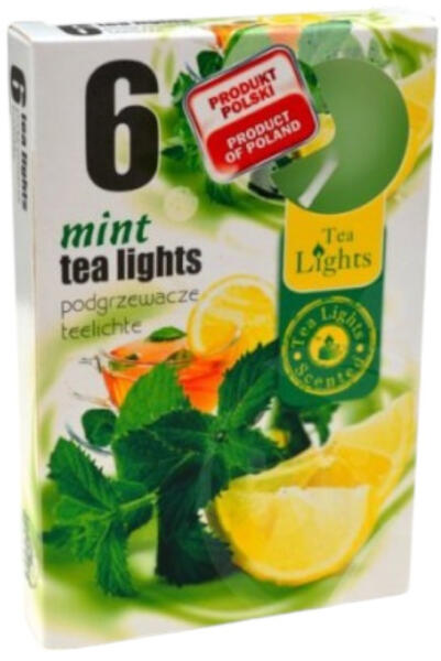 Illatos teamécses menta 6 db